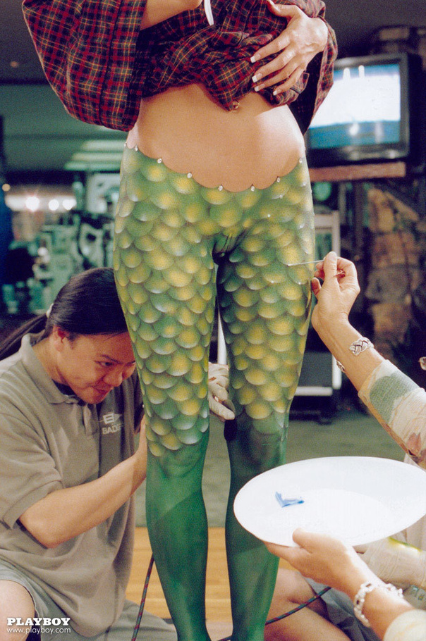 Lots of hot models getting their naked bodies painted in artistic ways - XXXonXXX - Pic 10