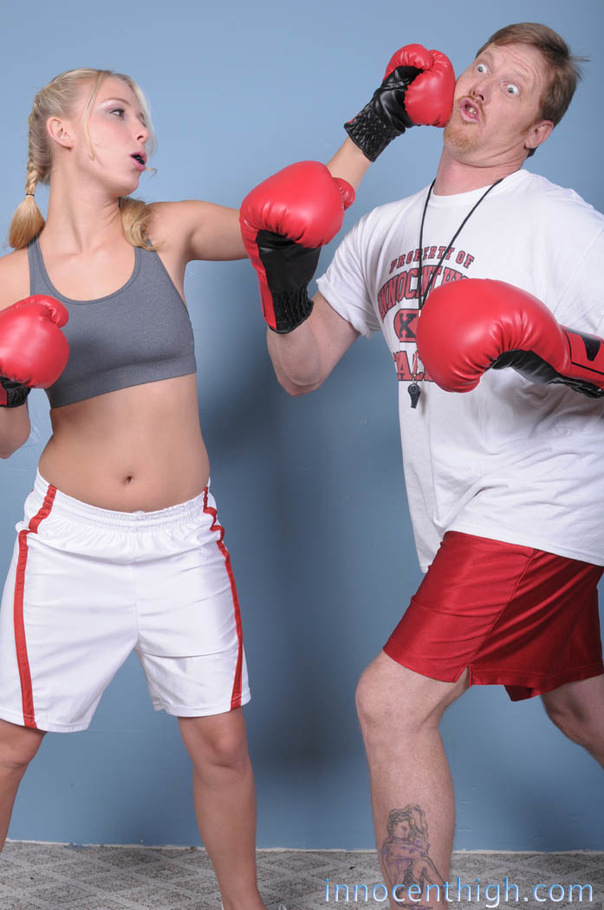 Lovely blonde with tattoo in sexy sports bra gets her pussy knocked out by coach's cock - XXXonXXX - Pic 3
