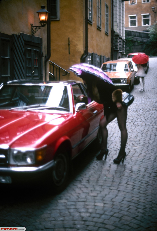 Banging babe teases with her smoking hot body in public then goes home and seduces her handsome man as she strips off her black coat and purple panty and expose her juicy boobs and indulging pussy before she sucks his cock then lets him fuck her in different positions on a purple bed til he cums in her mouth. - XXXonXXX - Pic 2