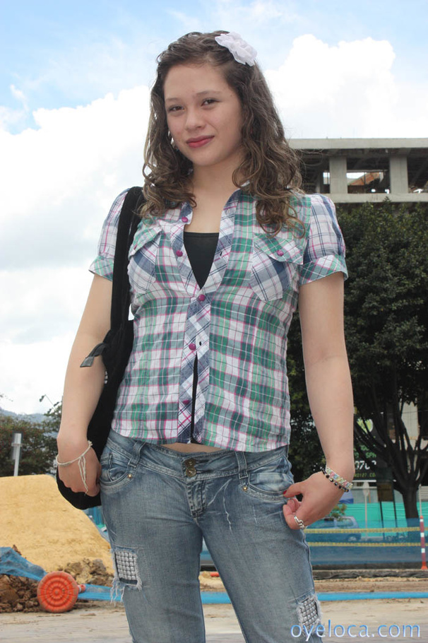 Curly hair teen in white bodysuit and ripped fishnet pantyhose sucking cock and then riding it on the white bed - XXXonXXX - Pic 1