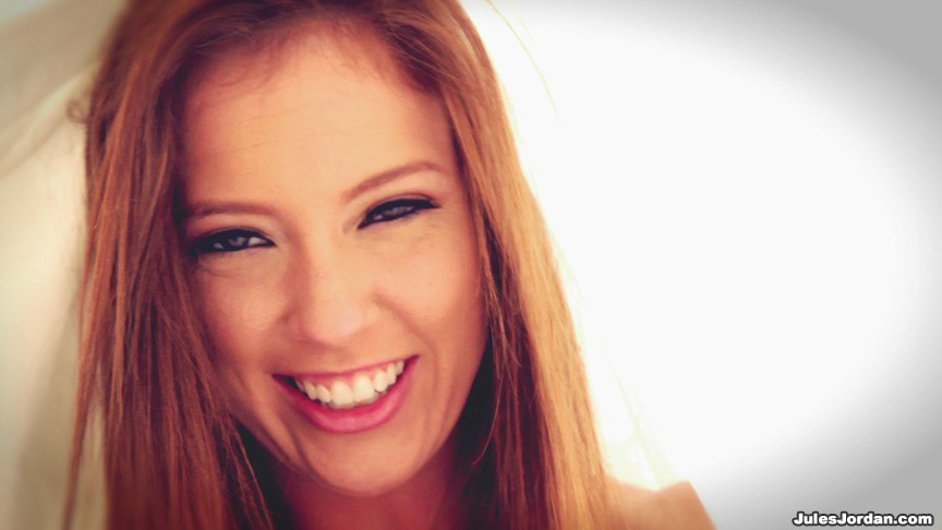 Redhead in panties gets caught masturbating - XXX Dessert - Picture 2