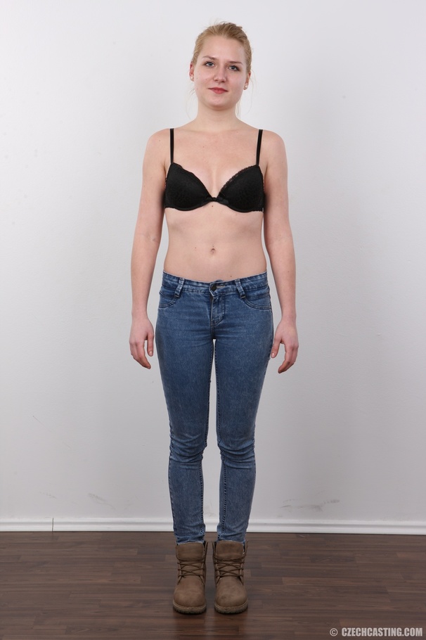 A pale and petite blonde slut debuts in a raunchy photo shoot - XXXonXXX - Pic 4