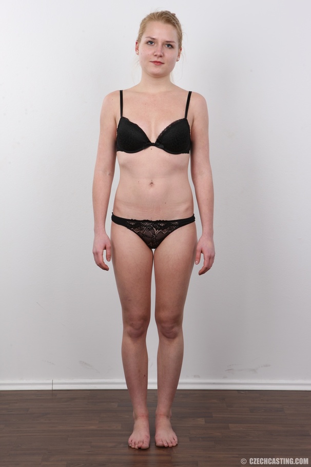 A pale and petite blonde slut debuts in a raunchy photo shoot - XXXonXXX - Pic 7