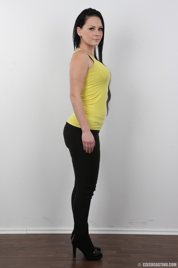 This blue eyed brunette seems shy, but she's far from it - XXXonXXX - Pic 3