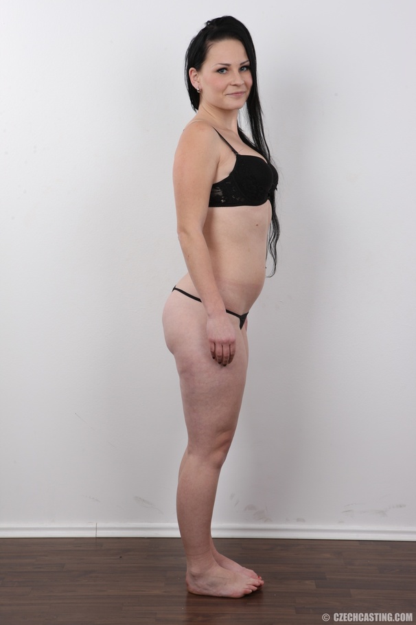 This blue eyed brunette seems shy, but she's far from it - XXXonXXX - Pic 8