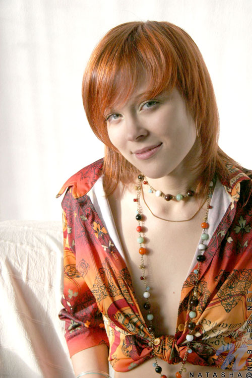 Enjoyable redhead wearing orange top and bu - XXX Dessert - Picture 3