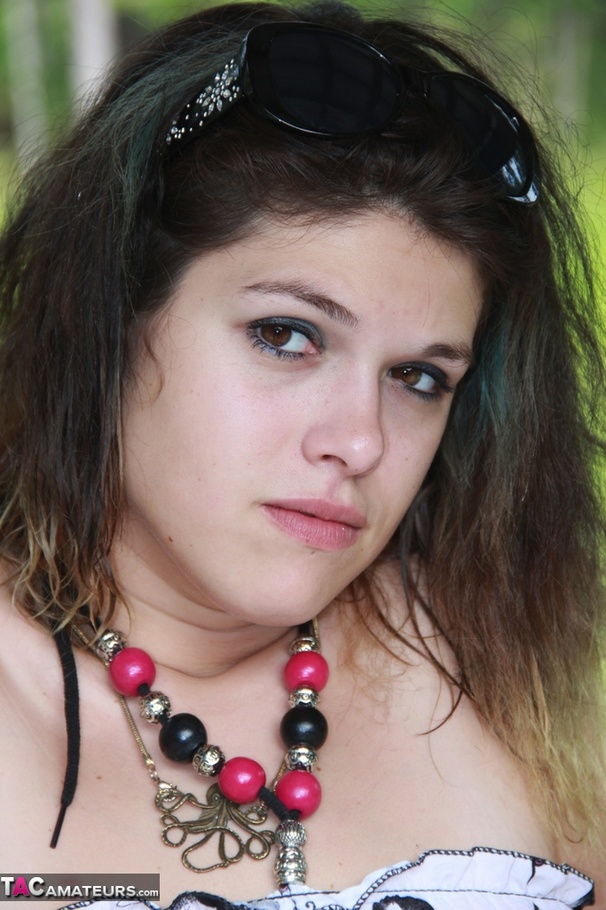 Cute coed angel teases with her curves before getting gang banged - XXXonXXX - Pic 1