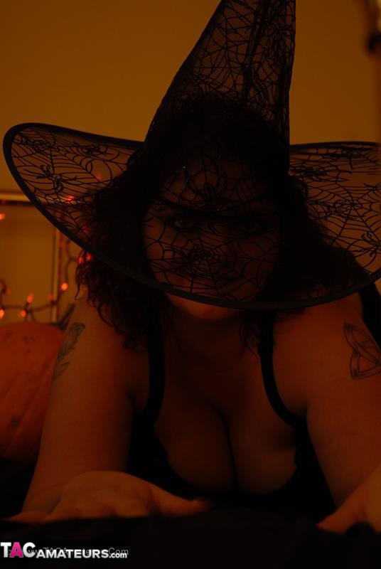 BBW slut poses in tight underwear and teases with her large tits and ass - XXXonXXX - Pic 13