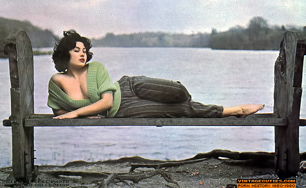 Curvy brunette slut poses seductively as sh - XXX Dessert - Picture 3