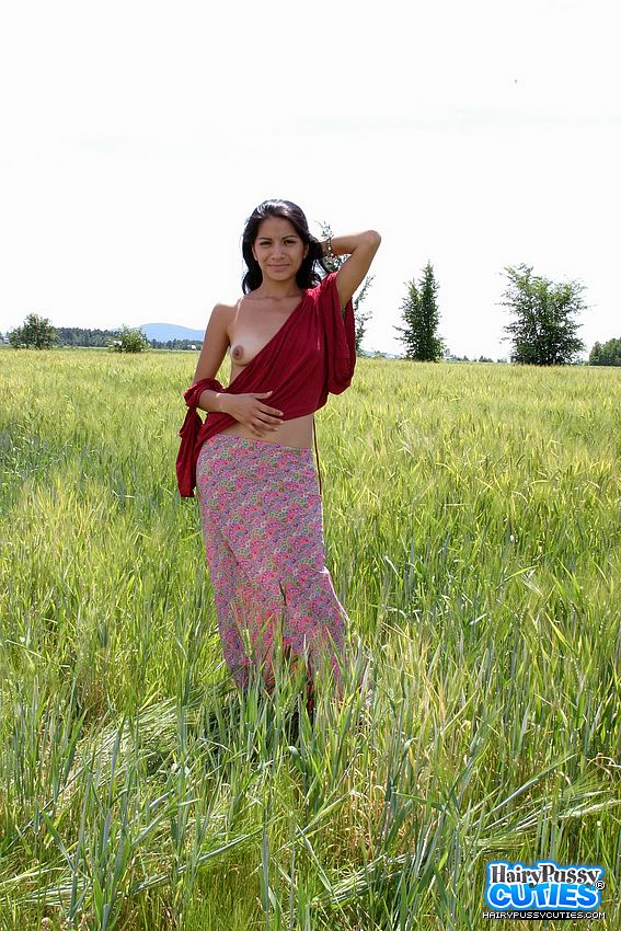 Sweet babe peels down her red blouse and sh - XXX Dessert - Picture 2