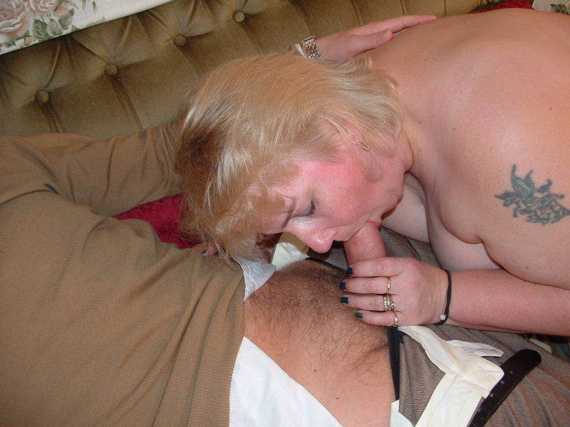 Blonde MILF teases a hot dude with her Chub - XXX Dessert - Picture 11