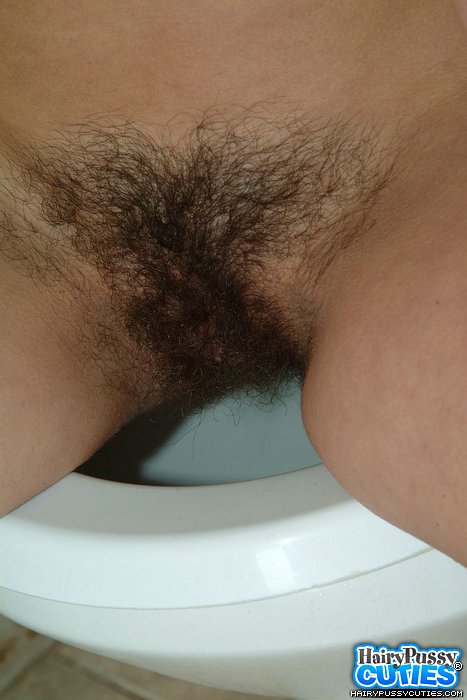 Brunette milf with small boobies and bushy  - XXX Dessert - Picture 4