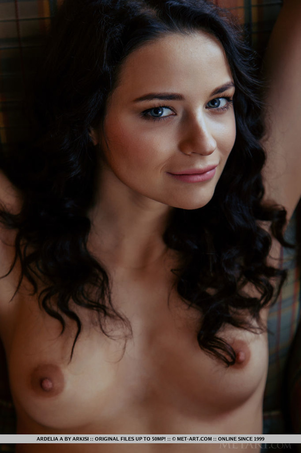 Dark haired brunette in black stockings and - XXX Dessert - Picture 18