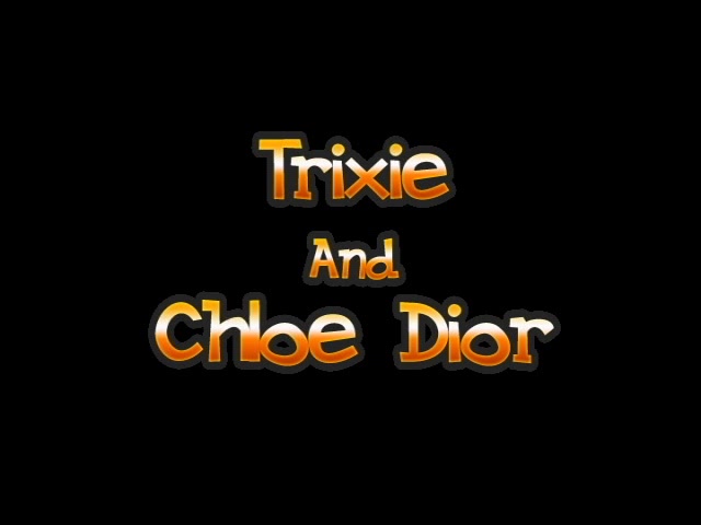 Ponytailed blonde and brunette share a thro - XXX Dessert - Picture 1