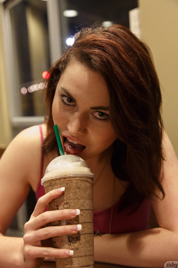 Her flowing, short, blue skirt flares up to - XXX Dessert - Picture 10