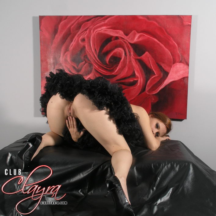 Sophisticated redhead wearing red and black - XXX Dessert - Picture 6