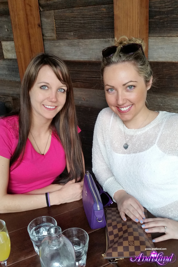 Crazy brunette and blonde friends enjoy kar - XXX Dessert - Picture 1