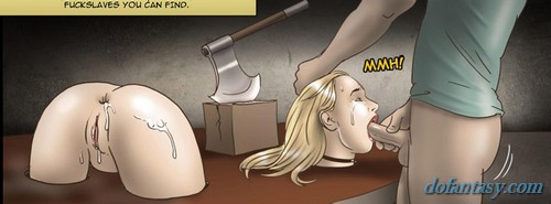 Girls with served heads and girls - BDSM Art Collection - Pic 2