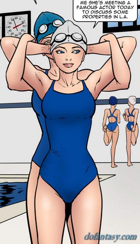 Sexy swimmers have amazingly slender - BDSM Art Collection - Pic 1