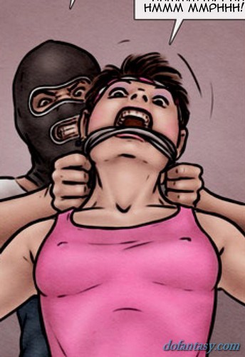 Masked man is trying to strangle a fit - BDSM Art Collection - Pic 4