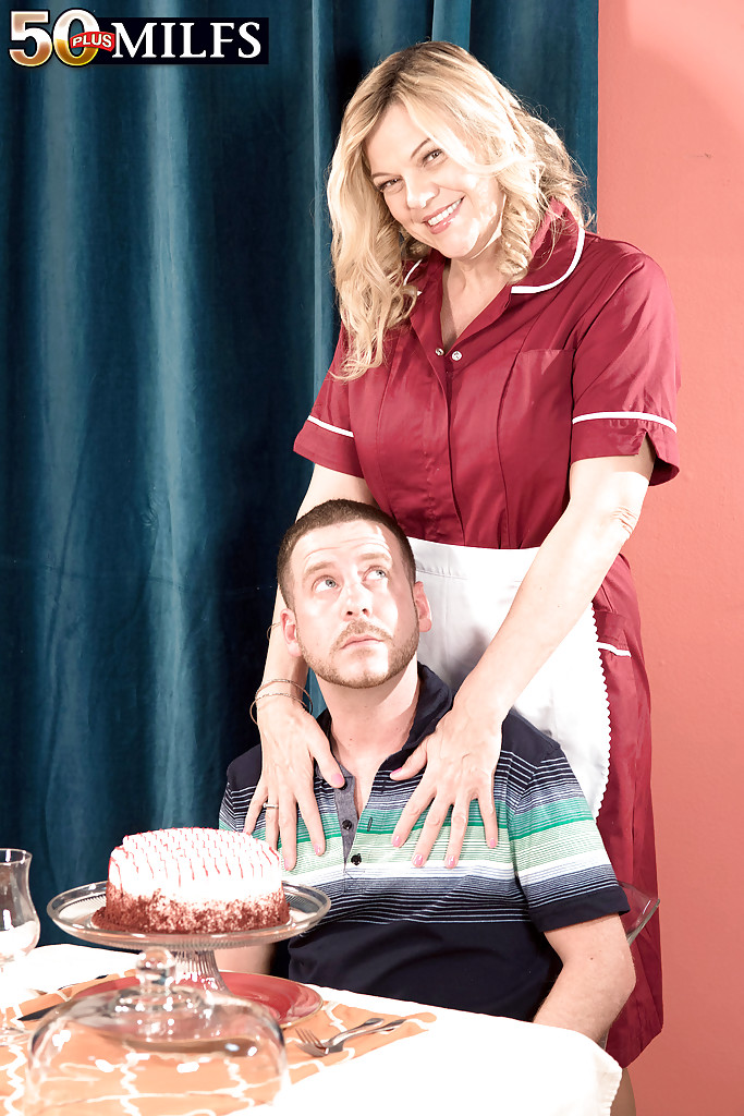 Big tit uniform cougar - XXX Dessert - Picture 1