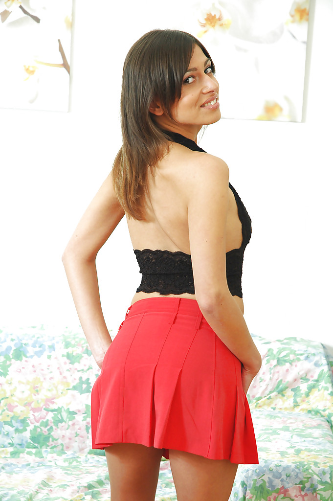 Alluring hot brunette teen - XXXonXXX - Pic 1