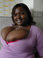 Lovely ebony housewife wanna you watch - Picture 1