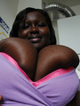 Lovely ebony housewife wanna you watch - Picture 2