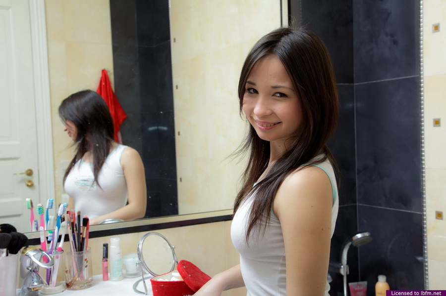 Cute Marija takes a good care of her mouth watering pussy while taking a bubble bath - XXXonXXX - Pic 1