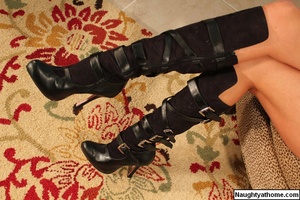 Milf in Sexy Uniform & Black Boots - XXX Dessert - Picture 16