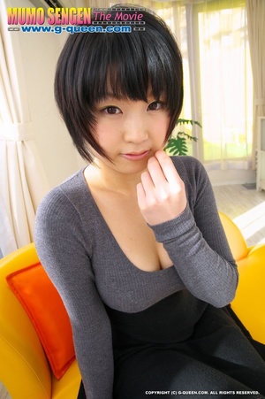Lovely Japanese school girl undresses to demonstrate her slim body - Picture 3