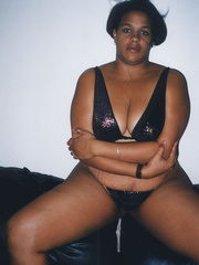 Sugar is a thick black mature sister with large black - Picture 4