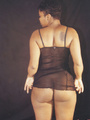 Tracy loves to wear skimpy black see - Picture 1