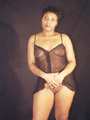 Tracy loves to wear skimpy black see - Picture 4