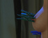 Enslaved cutie gets her body groped and flogged while in suspension bondage.