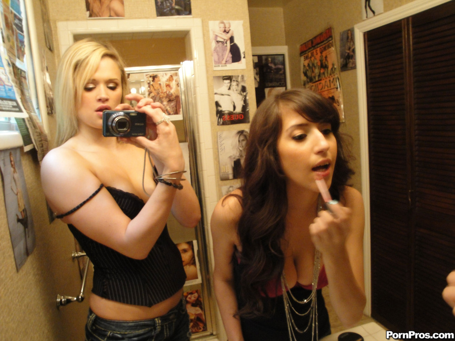 Young ones playing with a lucky cock in thi - XXX Dessert - Picture 1