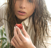 Melisa is one fine hottie see her eat strawberries very seductively