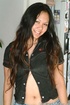 hottie sits cutoff jeans