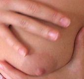 Naked teen lora sucking hard on her pink dildo