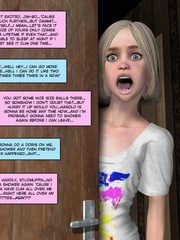 Hairy slim 3d guy asked to shoot his load on - Cartoon Sex - Picture 12