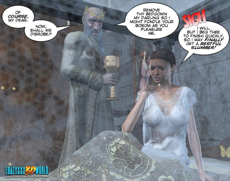 Old relaxed nasty 3d king askedhis wife suck - Cartoon Sex - Picture 13
