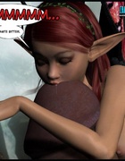 Cute little 3d elf pixie jack off huge hard pecker.