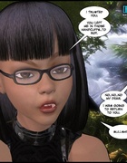 Real cute 3d babe asked to suck a cock of strange magical creature.