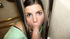 beauty dark haired teen