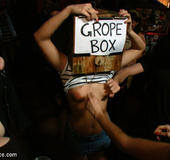 Captured super sexy babe being ass banged and ficsted while having her