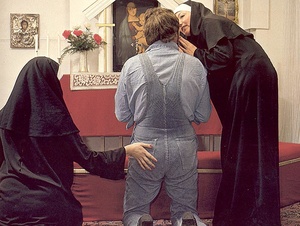 Two hairy seventies nuns stuffed in all  - XXX Dessert - Picture 5