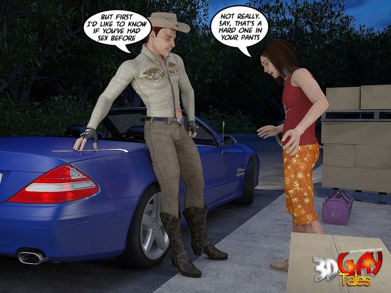 770px x 577px - Horny cowboy gave a ride to long haired - Silver Cartoon - Picture 3