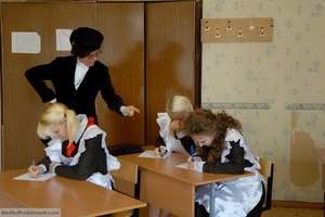 Schoolgirls punished for having fun with - XXX Dessert - Picture 6
