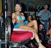 Sex show lesbian girls licking and dildoing each other on the stage. Tags: