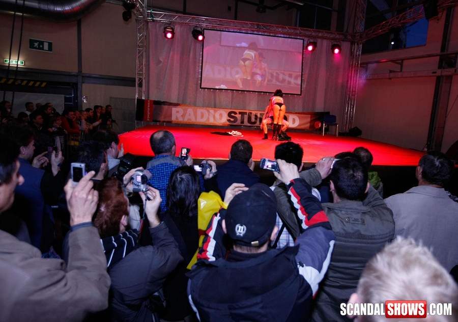 These horny beauties getting naked on public and going wild. Tags: Reality, naked girls, stocking, boobs. - XXXonXXX - Pic 6